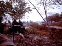 Clearing the road south of Phouc Vinh.